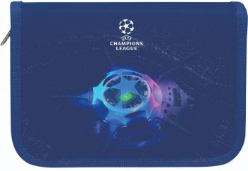 Несесер UEFA 1 цип, 2 прегради, празен, 21x4x14cm, син - 3831123762400 - Онлайн книжарница Ciela | ciela.com