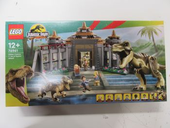 LEGO® Jurassic World - Център за посетители с Рекс и Раптор - Онлайн книжарница Ciela | ciela.com