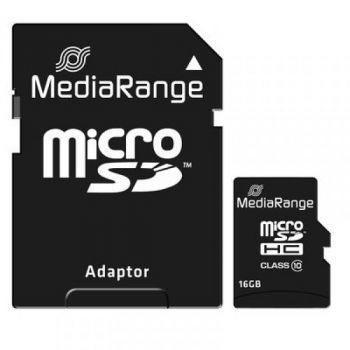 Micro Sdhc card MEDIA RANGE 16 GB - Онлайн книжарница Сиела | Ciela.com