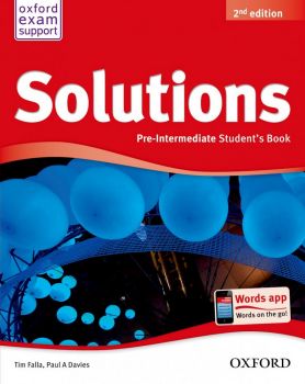 Английски език за 9 - 12. клас Solutions 2E Pre - Intermediate SB - ciela.com
