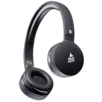 Безжични Bluetooth слушалки Cellular Line Music Sound BT BLK ON-EAR черни