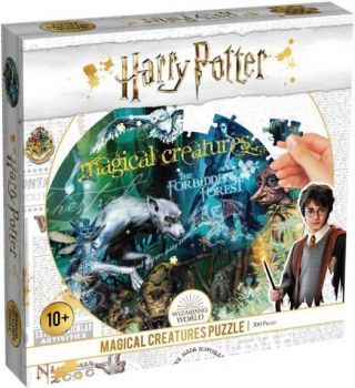 Пъзел Winning Moves - Harry Potter - Магически същества - 500 части