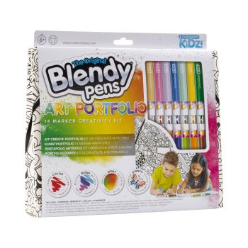Комплект BLENDY PENS маркери 14 броя и портфолио - 812751022220 - Онлайн книжарница Ciela | ciela.com 