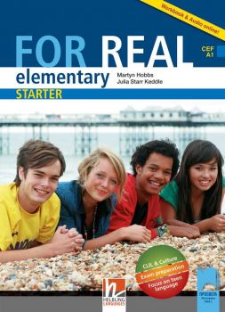 For real Elementary Starter: Английски език - ниво A1 и A2. Преговорна книга. - ciela.com