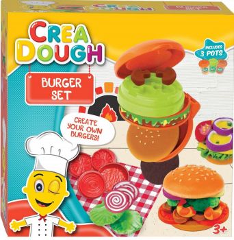 Образователен комплект - Crea Dough - Бургер - MBG toys - онлайн книжарница Сиела | Ciela.com 