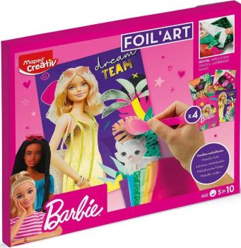 Креативен комплект Maped Creativ Barbie - Апликации с фолио