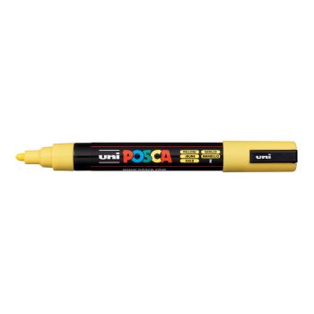 Перманентен маркер POSCA PC-5M объл връх 1.8-2.5 mm - Жълт