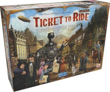 Настолна игра - Ticket to Ride Legacy - Legends of the West - семейна - 824968200360 - Онлайн книжарница Ciela | ciela.com