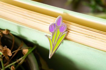 Значка - Пин - Purple tulip - 3800238470159 - Онлайн книжарница Ciela | ciela.com