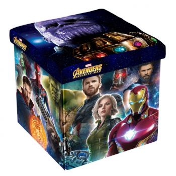 Табуретка Disney Avengers 3 в 1 MDF и текстил