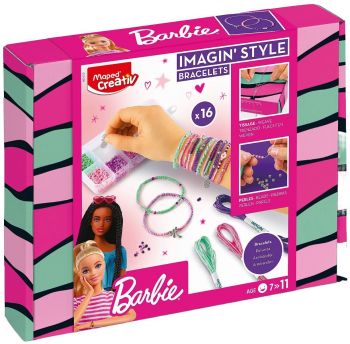 Творчески комплект Maped Creativ - Barbie, гривни