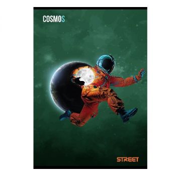 Тетрадка Street - Space - А4, 54 листа, квадратчета - асортимент - 3831123757000 - Онлайн книжарница Ciela | ciela.com
