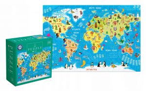 Пъзел от 250 части - World Map - 5902277368966 - Онлайн книжарница Ciela | ciela.com
