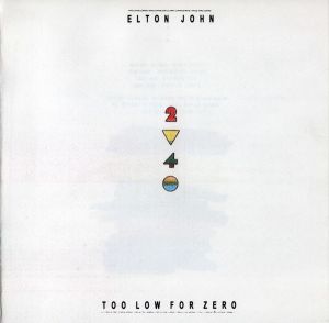 Elton John ‎- Too Low For Zero - CD